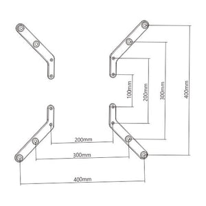 400x400 VESA Extension Adapter Arm | TVB-112