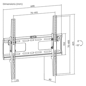 Heavy-duty Tilt TV Wall Mount | TVB-104